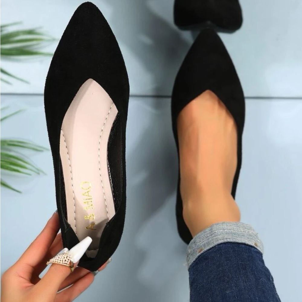 Fabric flats textured super comfy
